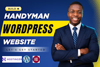 design contractor website, construction, plumbing wordpress website