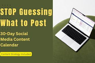 plan your social media content calendar and strategy