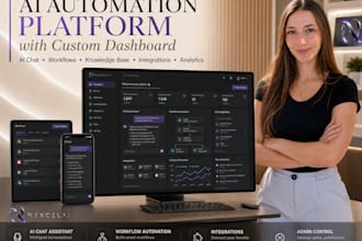 build a custom ai automation platform with an admin dashboard