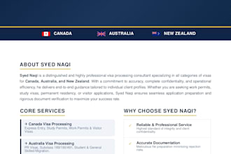process your canada, australia, new zealand, and UK visa