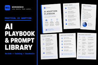 create a practical ai adoption playbook and prompt library for your team