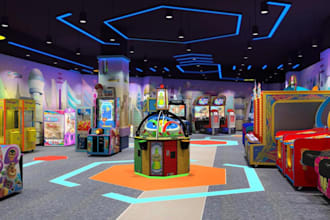 design family entertainment center, arcade center, game center, indoor amusement
