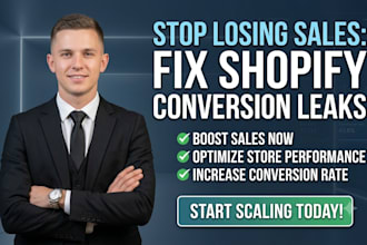 fix shopify conversion leaks and optimize your store for sales