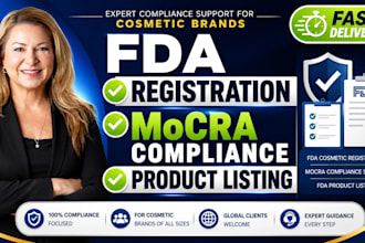 do fda cosmetic registration, mocra compliance and fda product listing