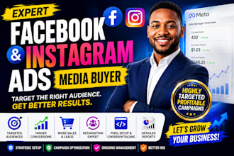 be your facebook and instagram ads media buyer