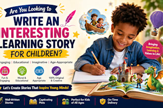 write engaging educational childrens stories and books