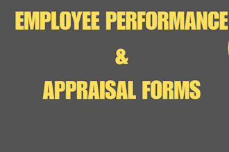 performance review and appraisal forms