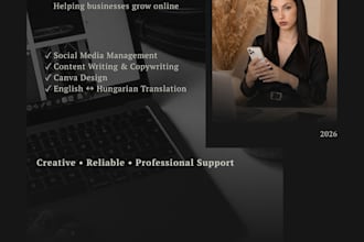 virtual assistant for social media and online support