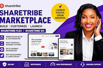 build sharetribe marketplace website sharetribe flex go custom development