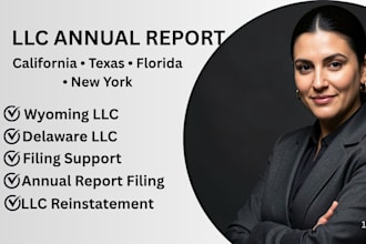 file your wyoming or delaware llc annual report and reinstate your llc