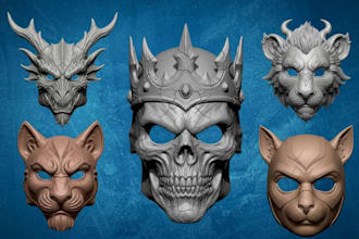 design custom 3d armor, cosplay armor, knight armor for 3d printing