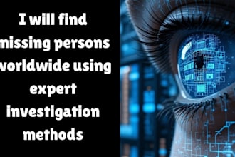 find a missing person, lost relative or friend