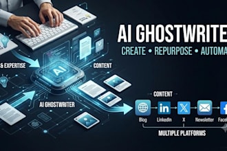 build an ai ghostwriting and content automation system