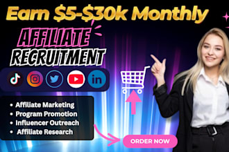 recruit targeted high converting affiliates to grow your affiliate program