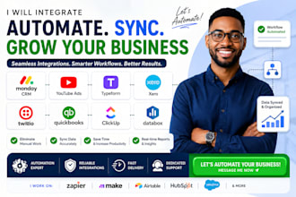 integrate monday crm youtube ads typeform xero twilo quickbooks clickup databox