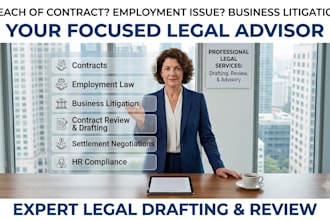 draft contracts, ndas, slas and business agreements