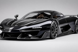 create custom car modeling for vehicle design, rendering and 3d printing