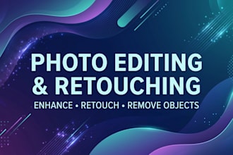 edit, retouch and enhance product, portrait, lifetstyle and commercial photos