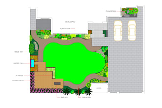 render professional 2d site plans landscape design and house layouts