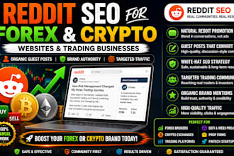 do guest post to promote forex and crypto trading website with reddit seo post
