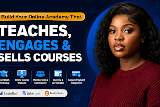 build lms website using learndash, tutor lms or learnpress
