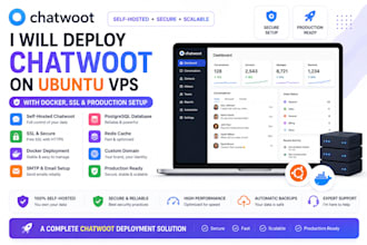 deploy chatwoot on ubuntu vps with docker SSL and production setup