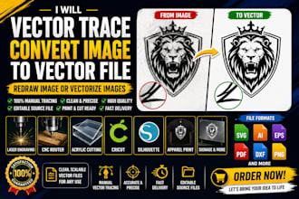 do vector tracing convert image to vector file redraw image or vectorize images