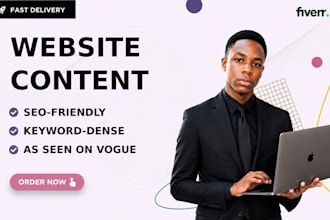 write seo website content