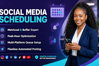 schedule social media posts with metricool and buffer
