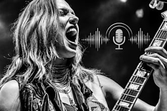 record a professional female voice over, voice acting, narration, voice talent