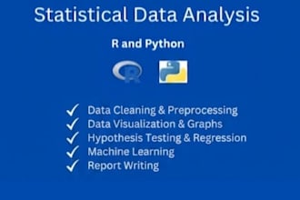 do statistical data analysis in r and python