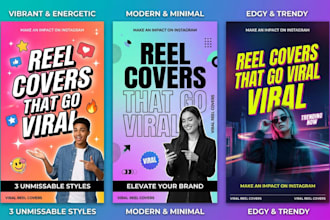 design instagram posts and reel covers for your brand