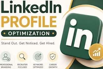 rewrite and optimize your linkedin profile with ats and SEO keywords