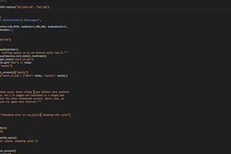 build a custom python automation script for your task