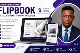 create interactive flipbook, digital catalog and online brochure