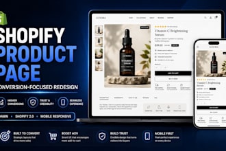 redesign your shopify product page for higher conversions