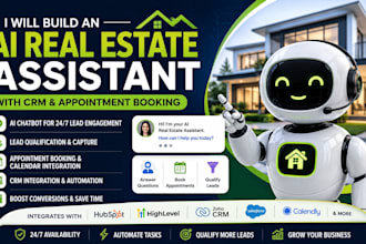 build an ai real estate assistant with CRM and appointment booking