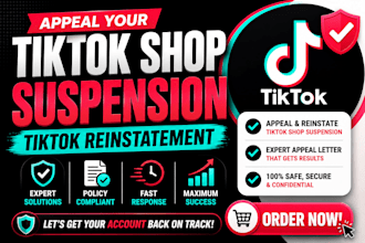 appeal your tiktok shop suspension, tiktok reinstatement
