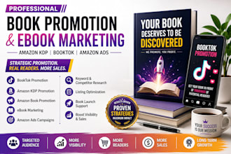 do ebook promotion booktok marketing amazon kdp ads and booktok promotion