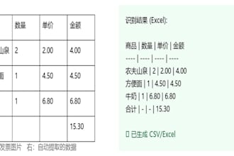 extract data from images pdfs and invoices into excel