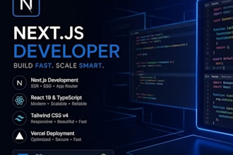 build a custom nextjs website with admin dashboard