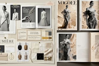 create editorial art direction and magazine design brochure design lookbook