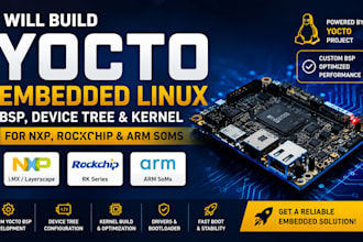 build yocto embedded linux bsp device tree kernel for nxp, rockchip and arm soms