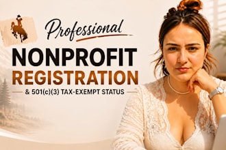 obtain 501c3 tax exempt, nonprofit registration with ein and reinstate 501c3