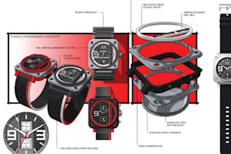 create accessory tech pack technical drawing for flat manufacturing production