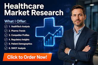 do healthcare market research and competitor analysis