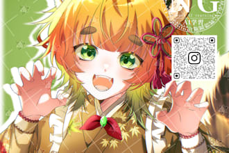 draw an anime character illustration