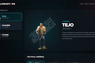 project and develop website