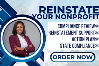 reinstate your nonprofit and restore irs and state compliance