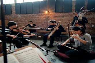 record live violin, hardanger fiddle, nyckelharpa, erhu, guzheng and morin khuur